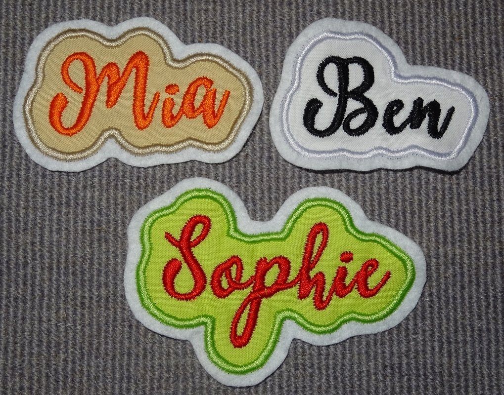 Buchstaben Schreibschrift klein und groß + Zahlen Stickdatei - Bild 5