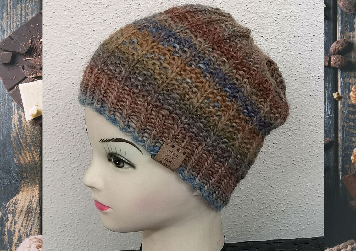 Strickanleitung Mütze Easy, einfache Mütze, tolles Muster, alle Größen - Bild 3