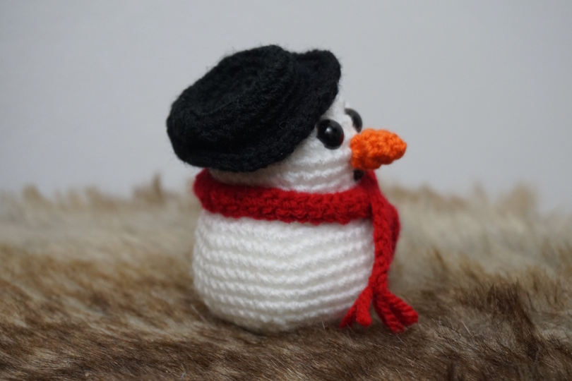 Schneemann PAUL Häkelanleitung