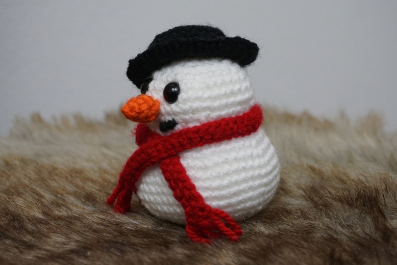 Schneemann PAUL Häkelanleitung