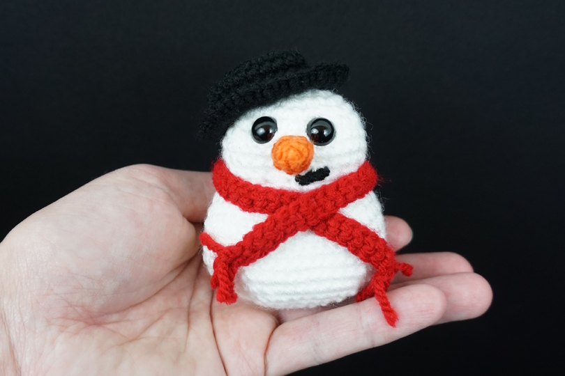 Schneemann PAUL Häkelanleitung