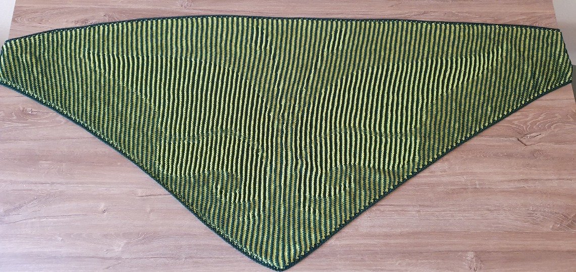 Schmetterling, Schattenstricken, Illusionsstricken, Motivtuch