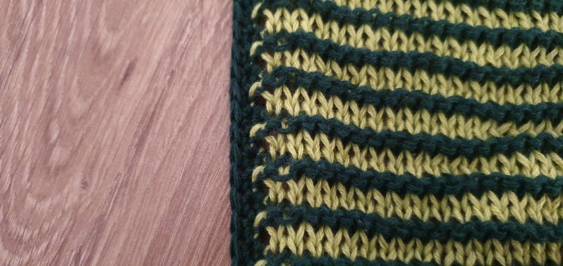 Schmetterling, Schattenstricken, Illusionsstricken, Motivtuch