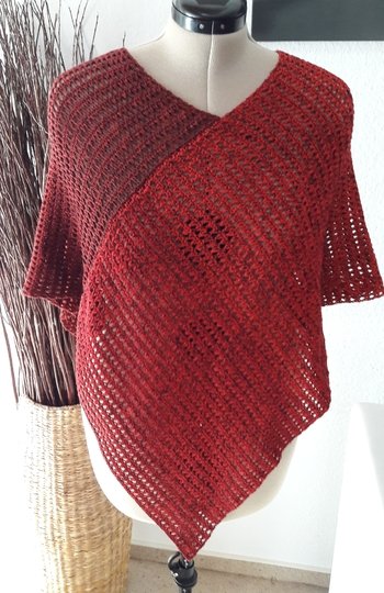 Häkelanleitung - Poncho "Loretta"