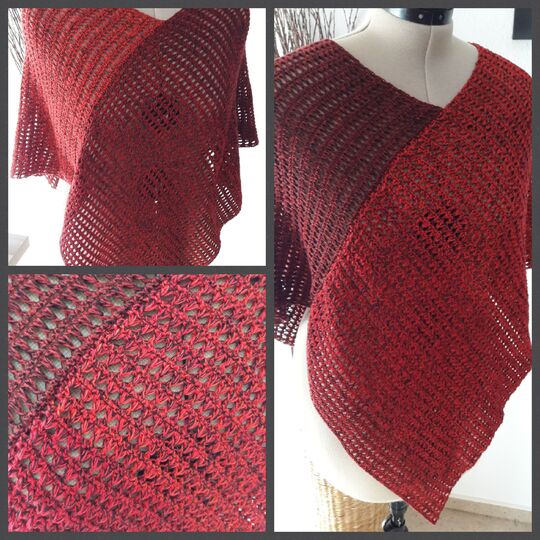 Häkelanleitung - Poncho "Loretta"