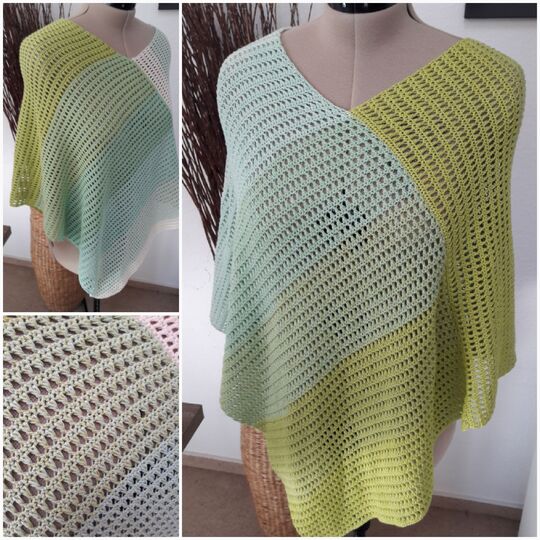 Häkelanleitung - Poncho "Loretta"