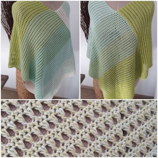 Häkelanleitung - Poncho "Loretta"