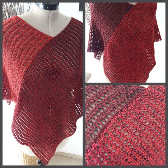 Häkelanleitung - Poncho "Loretta"