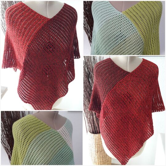 Häkelanleitung - Poncho "Loretta"