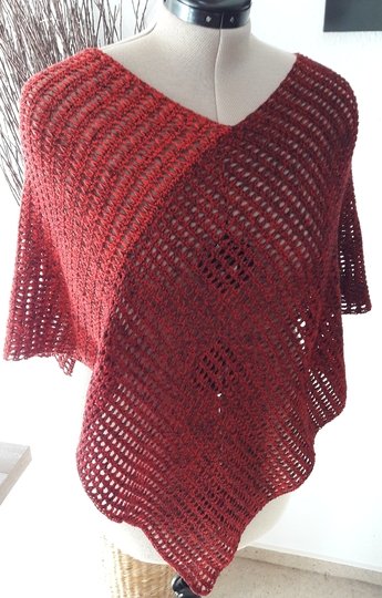 Häkelanleitung - Poncho "Loretta"