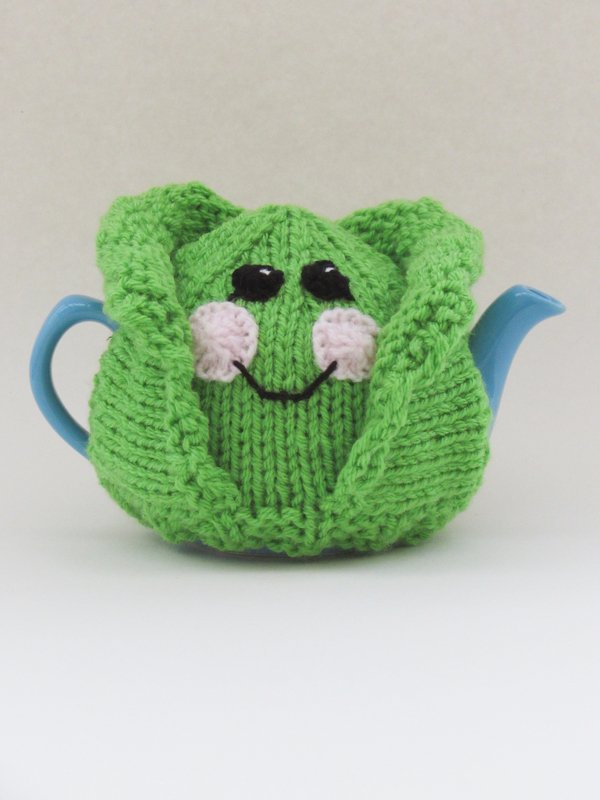 Brussels Sprouts Mini Tea Cosy Knitting Pattern