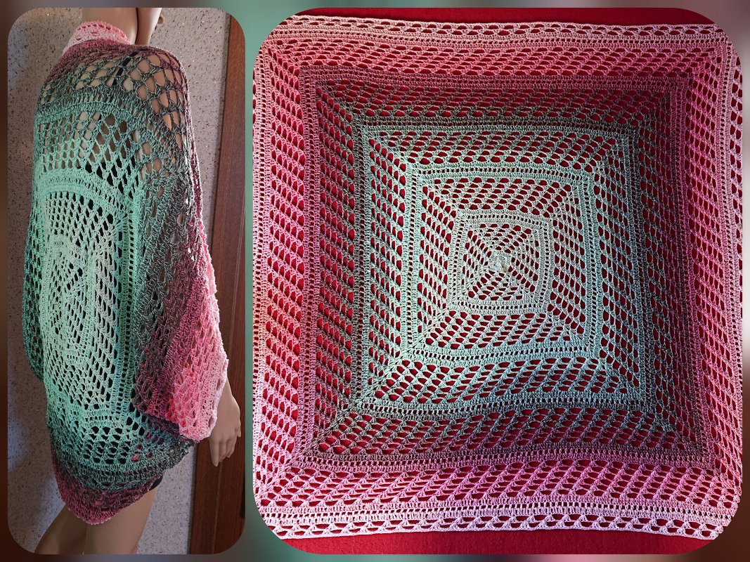 Seelenwärmer Ilona häkeln Jäckchen Bolero