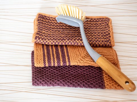 Strickanleitung 3 Spültücher Pulito