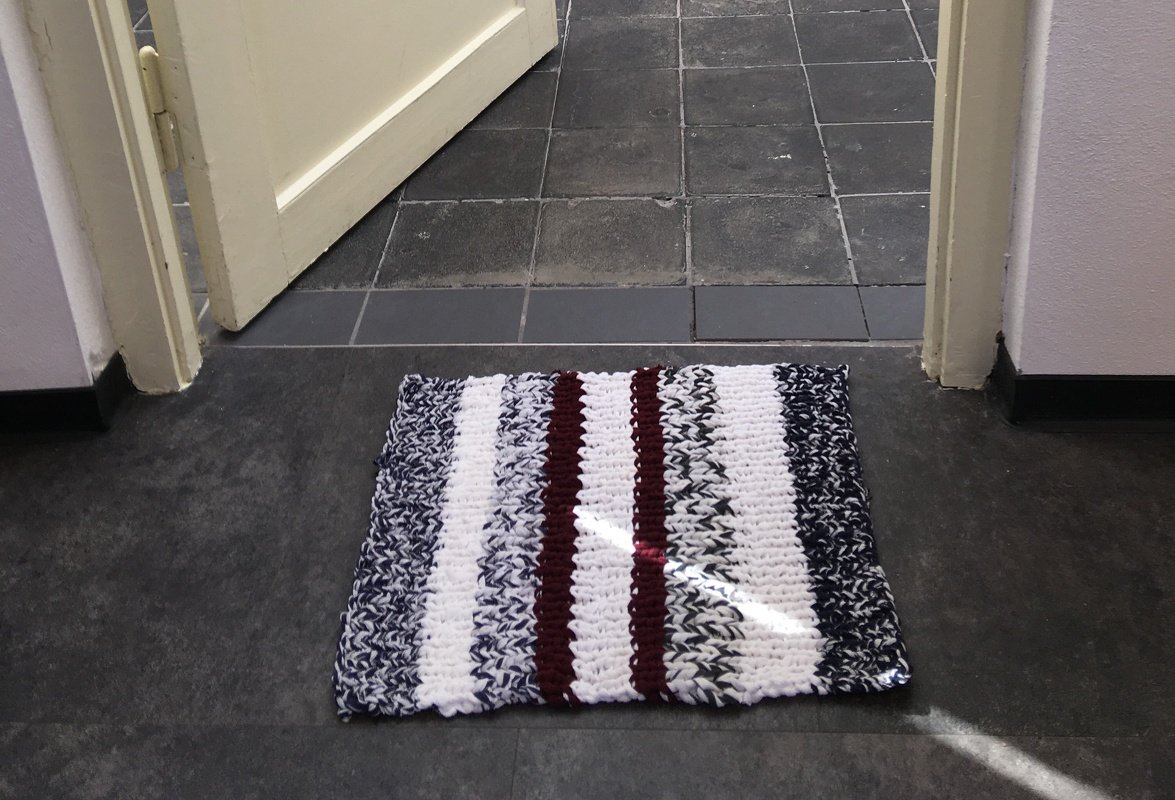 Strickanleitung Flickenteppich