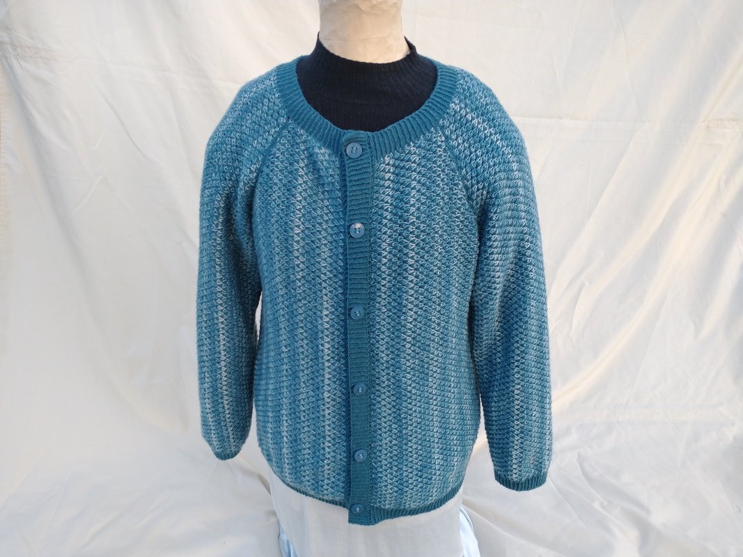 Anleitung gestrickte Männer Jacke