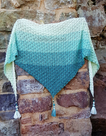 "Zambezi" - triangel shawl - crochet pattern
