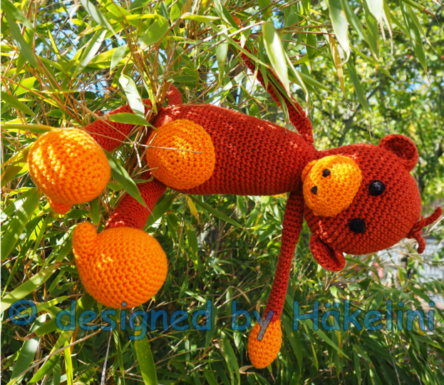 Schlenkeraffe "Coco" - Häkelanleitung von Häkelini