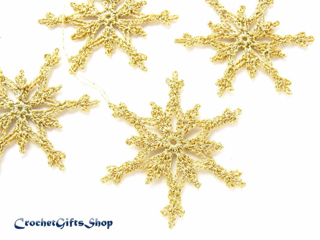 Crochet Pattern Christmas Snowflake Ornaments (6) - Image 3