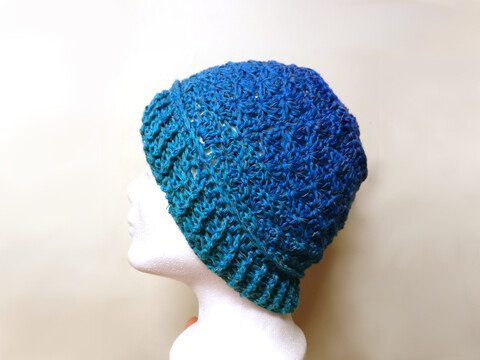 Häkelanleitung Mütze oder Beanie "Skadi" unisex - für alle Größen anpassbar