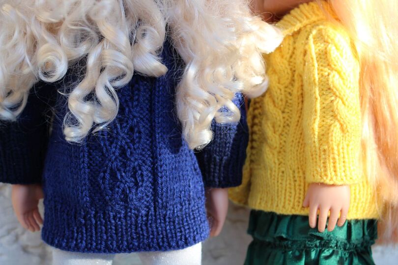 Dolls Jacket Knitting Pattern