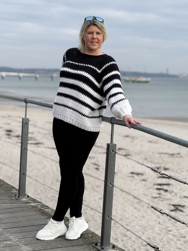 Häkelanleitung Pullover Träumchen Größe 34-56