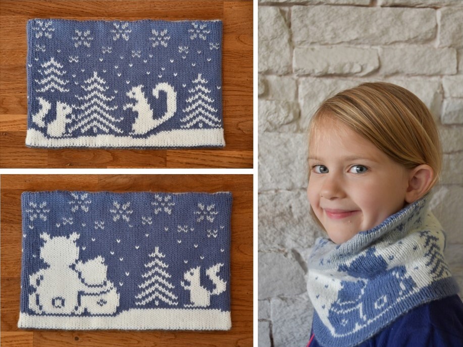 Knitting Pattern Cowl "Winterdream" - in double knitting