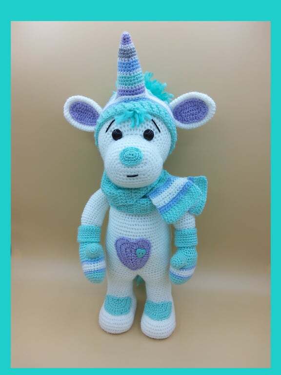 Häkelanleitung / Amigurumi / Fabella das Einhorn