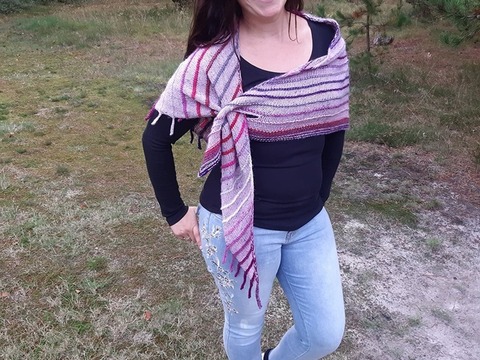 Anleitung Fransentuch Viva