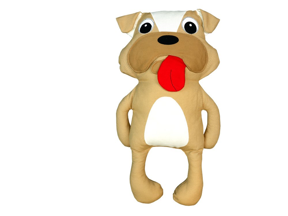 Englische Bulldogge Schnittmuster Anleitung Mäxchen 60cm groß nähen Hund