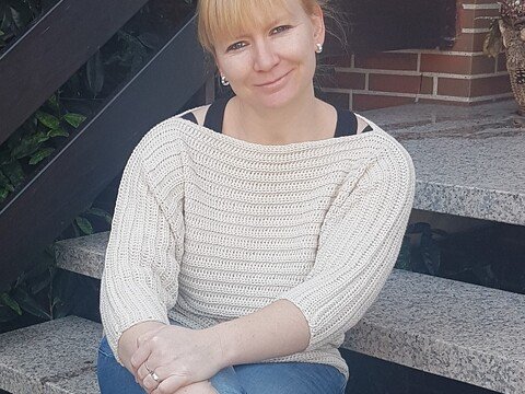 Anleitung Fledermaus Pullover Liane in der Größe S/M/L