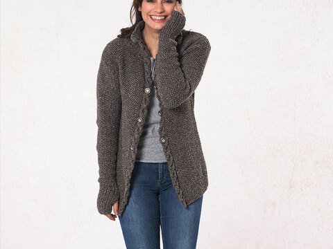Strickanleitung Damenjacke "Tweed" 761094