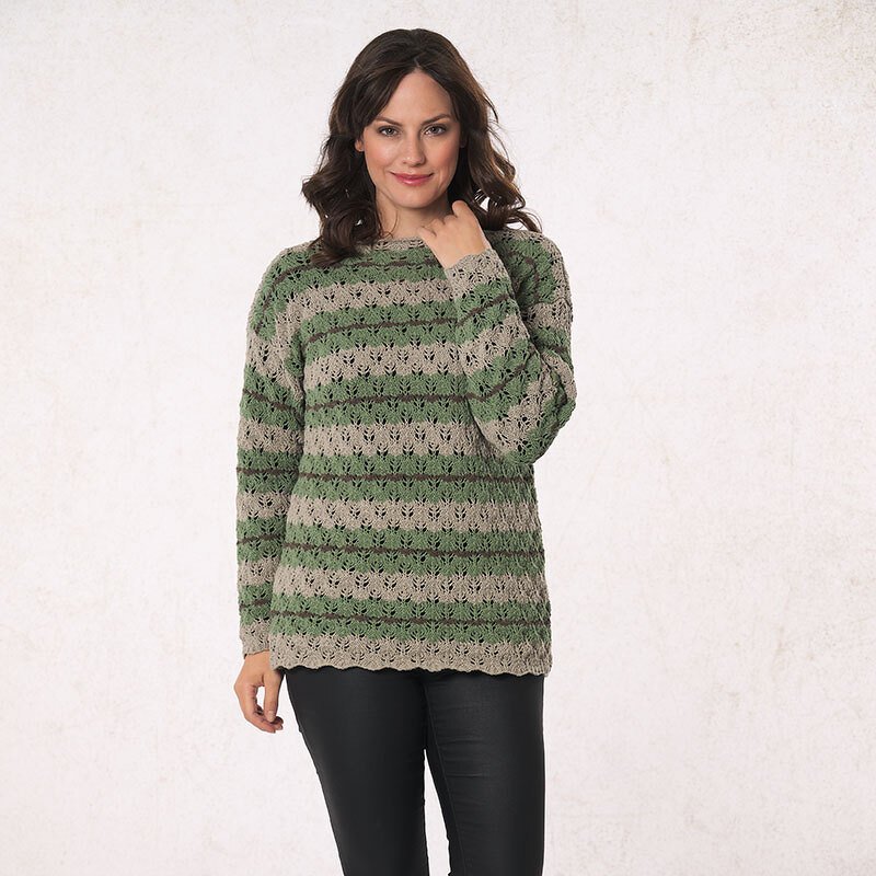 Strickanleitung Damenpullover "Piano" 761097 - Bild 2