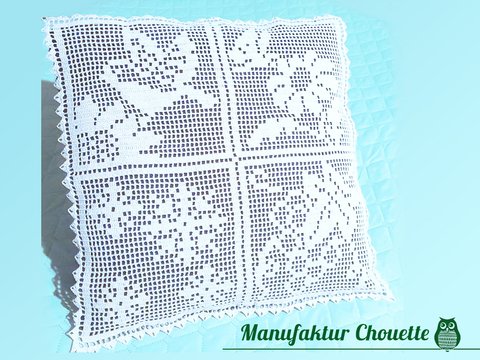 2x Kissendekor - 4 Jahreszeitenkollektion