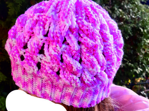 Häkelanleitung Mütze "Crazy",  für alle Größen