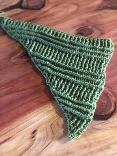 Tuch Patent-Rippen häkeln