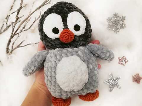 Anleitung Pinguinbaby Mia
