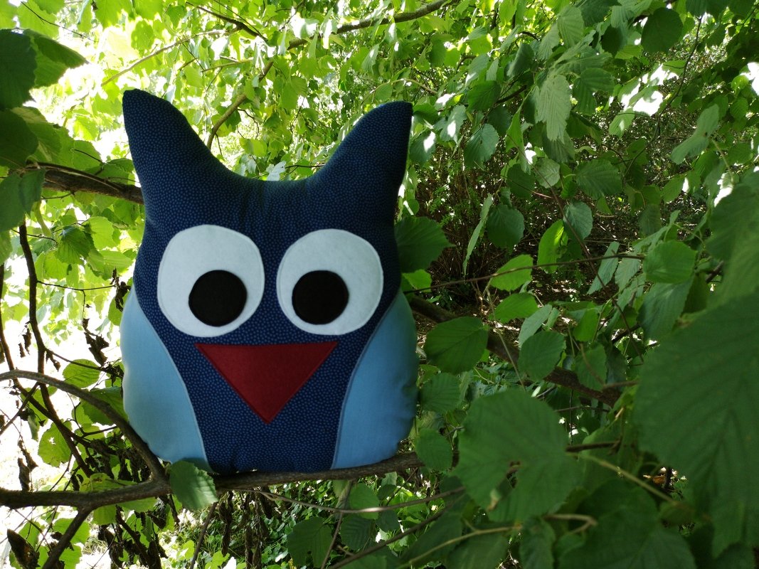 Anleitung Eulenkissen