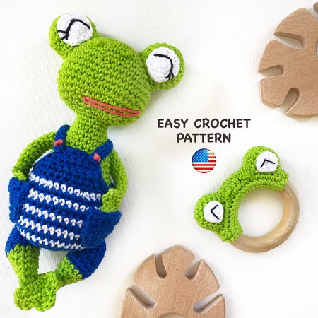 Amigurumi Frog Crochet pattern + bonus