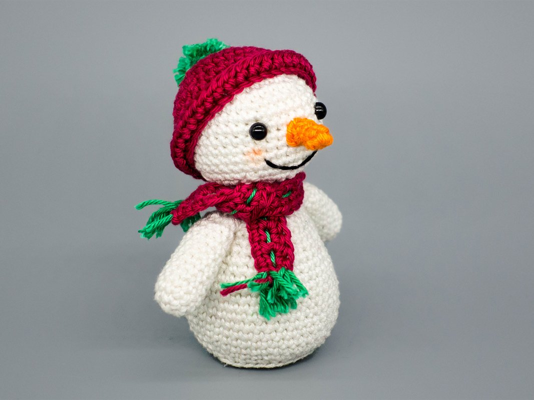 Schneemann - Häkelanleitung