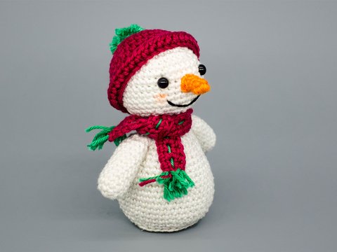 Schneemann - Häkelanleitung