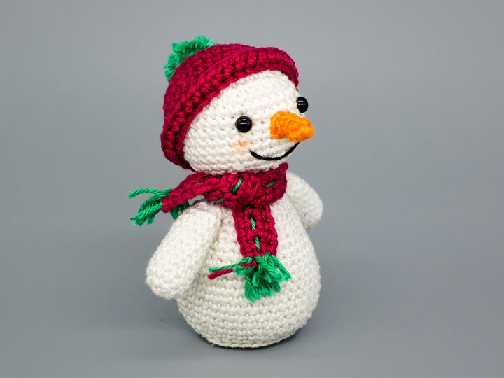 Schneemann - Häkelanleitung