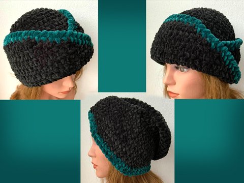 TeddyMütze  3 Variationen