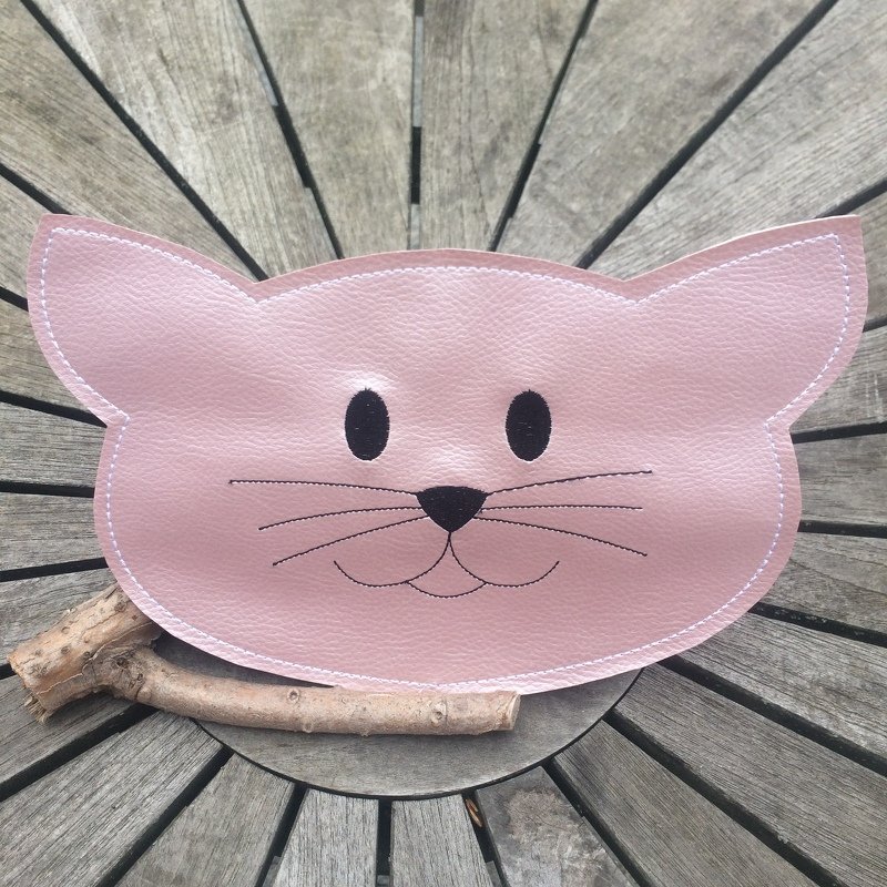 MugRug Katze ITH Stickdatei 10x10 - 16x26 - Bild 8