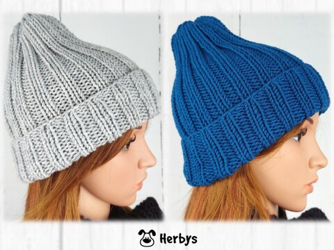 Strickanleitung Mütze "Hipster"