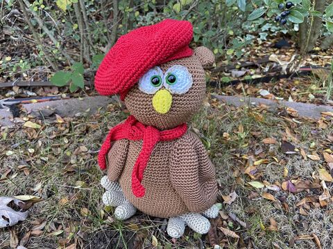 Häkelanleitung - Eusebia Eule