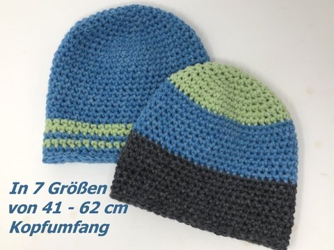 Mütze Jonah häkeln in 7 verschiedenen Größen - Woolly Hugs SHEEP