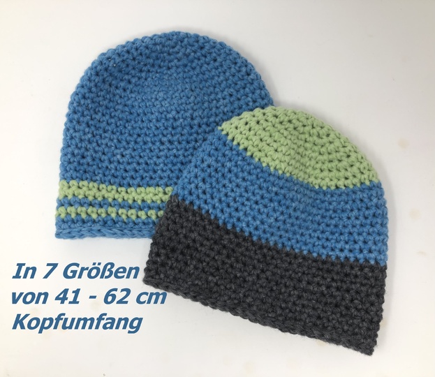 Mütze Jonah häkeln in 7 verschiedenen Größen - Woolly Hugs SHEEP