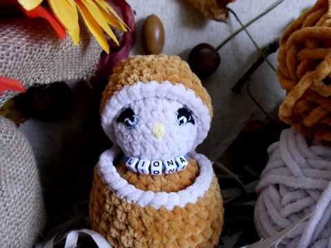 Küken im Ei - Rassel - Häkelanleitung