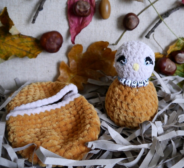 Küken im Ei - Rassel - Häkelanleitung