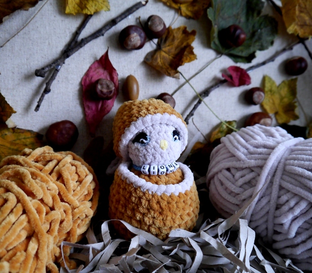 Küken im Ei - Rassel - Häkelanleitung